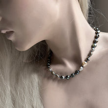 Load image into Gallery viewer, Black Tahitian Pearl Necklace