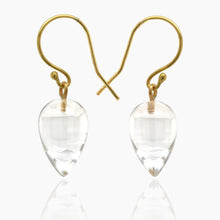 Load image into Gallery viewer, Crystal Drop 18K Gold Earrings