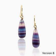 Load image into Gallery viewer, Fluorite Drop Earrings