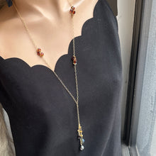 Load image into Gallery viewer, Black Tahitian Pearl Tassel Long Necklace