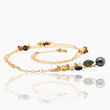 Load image into Gallery viewer, Black Tahitian Pearl Tassel Long Necklace