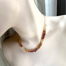 Load image into Gallery viewer, Hessonite onion necklace
