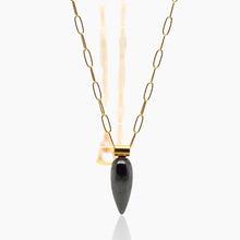 Load image into Gallery viewer, Hematite Gold Necklace