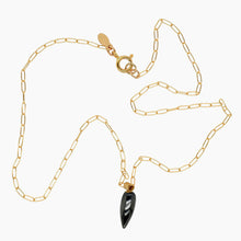 Load image into Gallery viewer, Hematite Gold Necklace