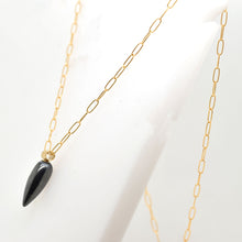 Load image into Gallery viewer, Hematite Gold Necklace