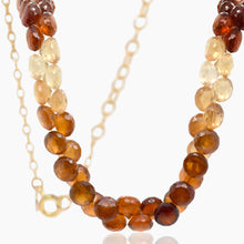 Load image into Gallery viewer, Hessonite onion necklace