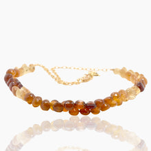 Load image into Gallery viewer, Hessonite onion necklace