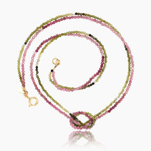 Load image into Gallery viewer, Tourmaline Knot Necklace