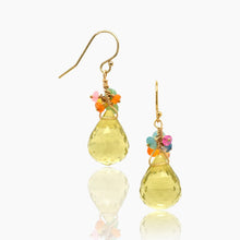 Load image into Gallery viewer, Opal Cluster with Lemon Citrine Drop