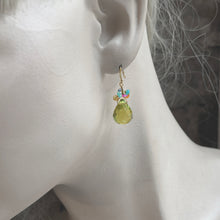 Load image into Gallery viewer, Opal Cluster with Lemon Citrine Drop