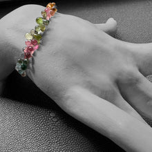 Load image into Gallery viewer, Multi Color Tourmaline Bracelet