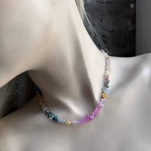 Load image into Gallery viewer, Multi Colors Sapphire Choker