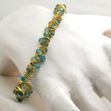 Load image into Gallery viewer, Signature Aqua Apatite Bracelet