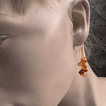 Load image into Gallery viewer, Signature Faceted Hessonite Garnet Earrings