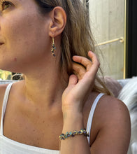 Load image into Gallery viewer, Hydrangea Signature Iolite and Apatite Bracelet