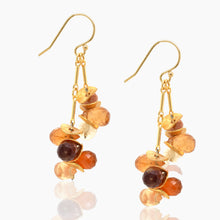 Load image into Gallery viewer, Signature Faceted Hessonite Garnet Earrings