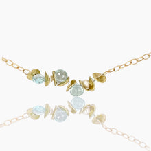 Load image into Gallery viewer, Signature Mini Topaz and Pearl Necklace