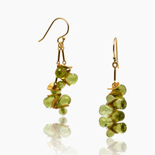 Load image into Gallery viewer, Signature Peridot Gold Earrings