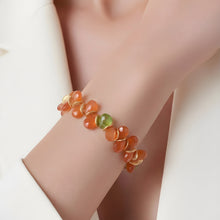 Load image into Gallery viewer, Signature Bracelet in Carnelian and Peridot