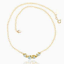 Load image into Gallery viewer, Signature Mini Topaz and Pearl Necklace
