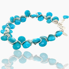 Load image into Gallery viewer, Sleeping Beauty Turquoise Signature Sterling Bracelet