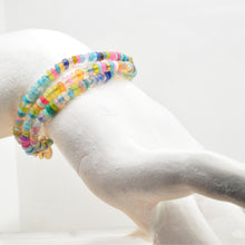 Load image into Gallery viewer, Triple Wrap Bracelet Multi-Colored Opal / Necklace