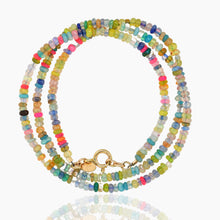 Load image into Gallery viewer, Triple Wrap Bracelet Multi-Colored Opal / Necklace