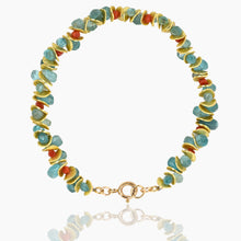 Load image into Gallery viewer, Signature Aqua Apatite Coral Bracelet
