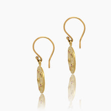Load image into Gallery viewer, Gold Bouton Ruby Earrings