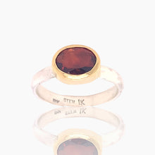 Load image into Gallery viewer, Madeira Citrine Gold and Silver Ring
