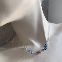 Load image into Gallery viewer, Multi Color Sapphire Necklace