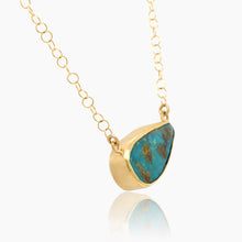 Load image into Gallery viewer, Persian Turquoise Gold Necklace
