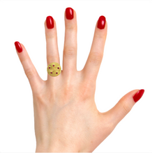 Load image into Gallery viewer, Bouton Gold & Silver Ruby Ring