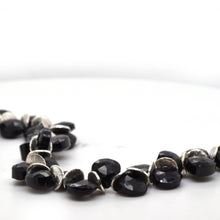 Load image into Gallery viewer, Black Spinel Signature Sterling Bracelet