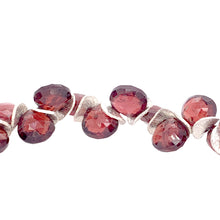 Load image into Gallery viewer, Garnet Sterling Signature Bracelet