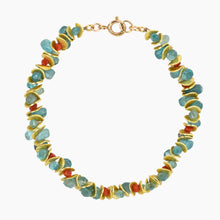 Load image into Gallery viewer, Signature Aqua Apatite Coral Bracelet