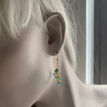 Load image into Gallery viewer, Aqua Apatite Earrings