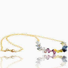 Load image into Gallery viewer, Multi Color Sapphire Necklace