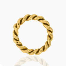 Load image into Gallery viewer, Heavy Rope Ring 18K Band
