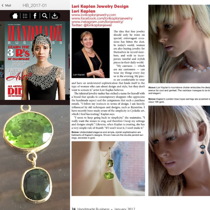 Handmade Business Magazine January 2017