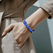 Load image into Gallery viewer, SIgnature Sterling Lapis Bracelet
