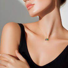 Load image into Gallery viewer, Watermelon Tourmaline Gold Necklace
