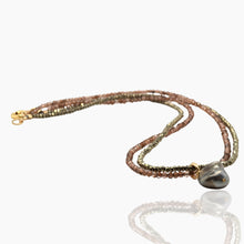 Load image into Gallery viewer, Black Tahitian Pearl Pendant Necklace
