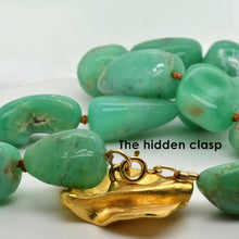 Load image into Gallery viewer, Chunky Chrysoprase Necklace
