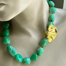 Load image into Gallery viewer, Chunky Chrysoprase Necklace
