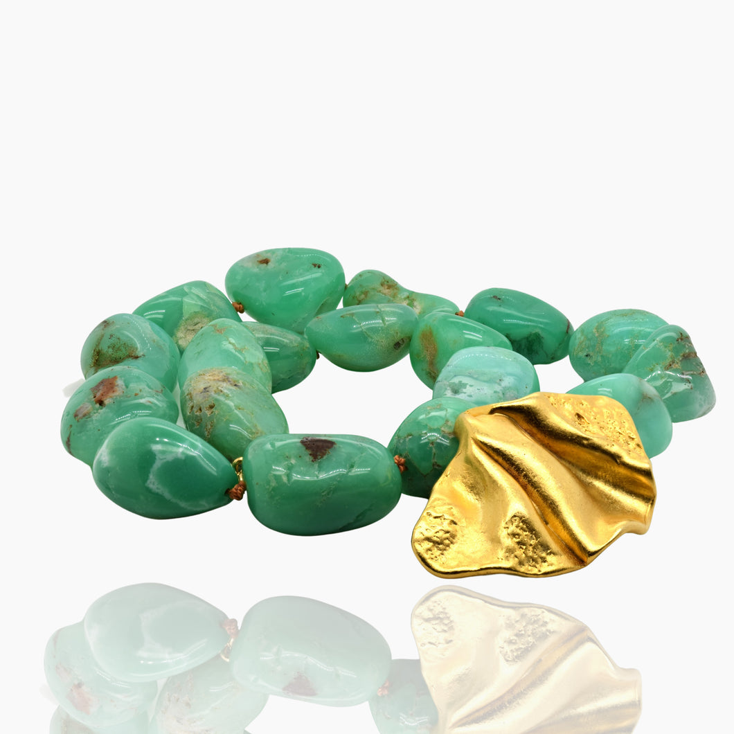 Chunky Chrysoprase Necklace