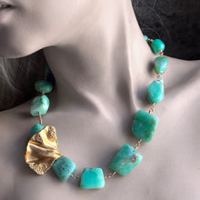 Load image into Gallery viewer, Chunky Chrysoprase Necklace
