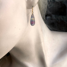 Load image into Gallery viewer, Fluorite Drop Earrings XIII
