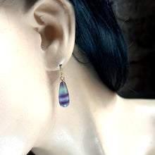Load image into Gallery viewer, Fluorite Drop Earrings
