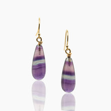Load image into Gallery viewer, Fluorite Drop Earrings E/VI - SOLD Wolf
